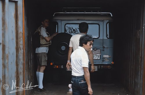 The car, safe and sound!