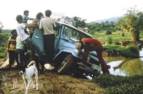 Not everything went smoothly. Local villagers were a great help!