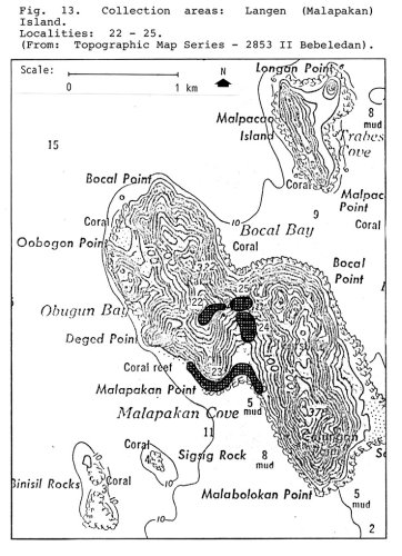 Collection localities 22 - 25